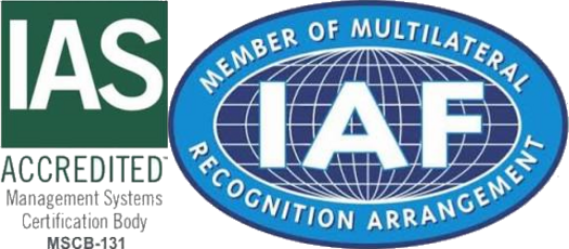 IAS accredited and IAF member recognition arrangement