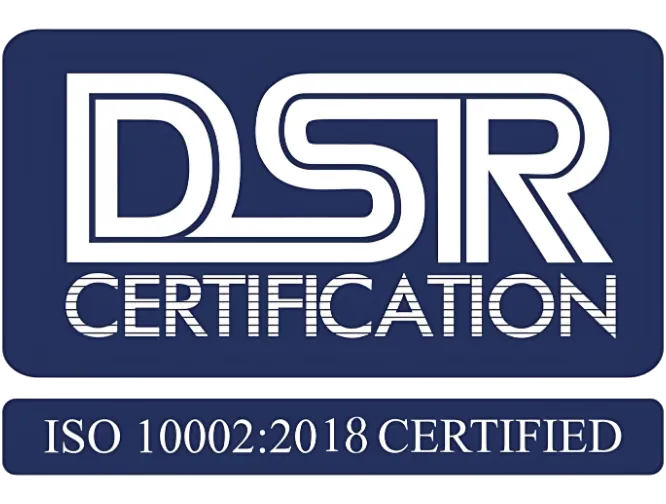 ISO 10002:2018 certified logo